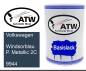 Preview: Volkswagen, Windsorblau P. Metallic 2C, 9944: 500ml Lackdose, von ATW Autoteile West.